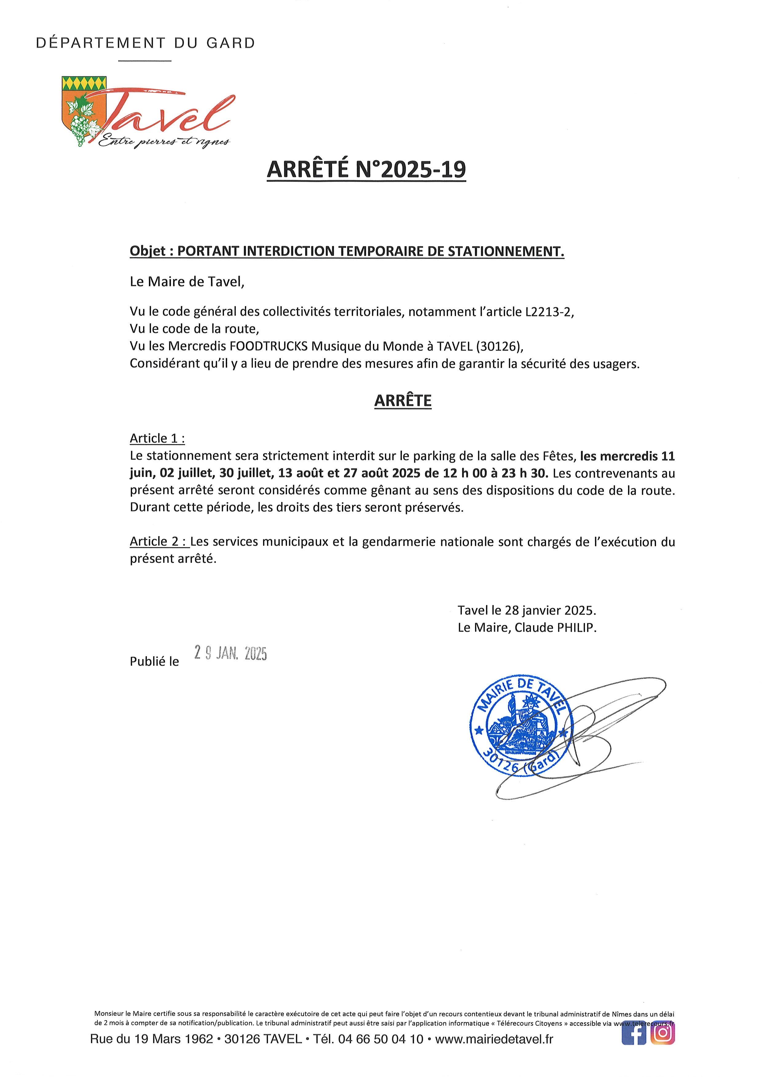 MFT ARRETE 2025 19