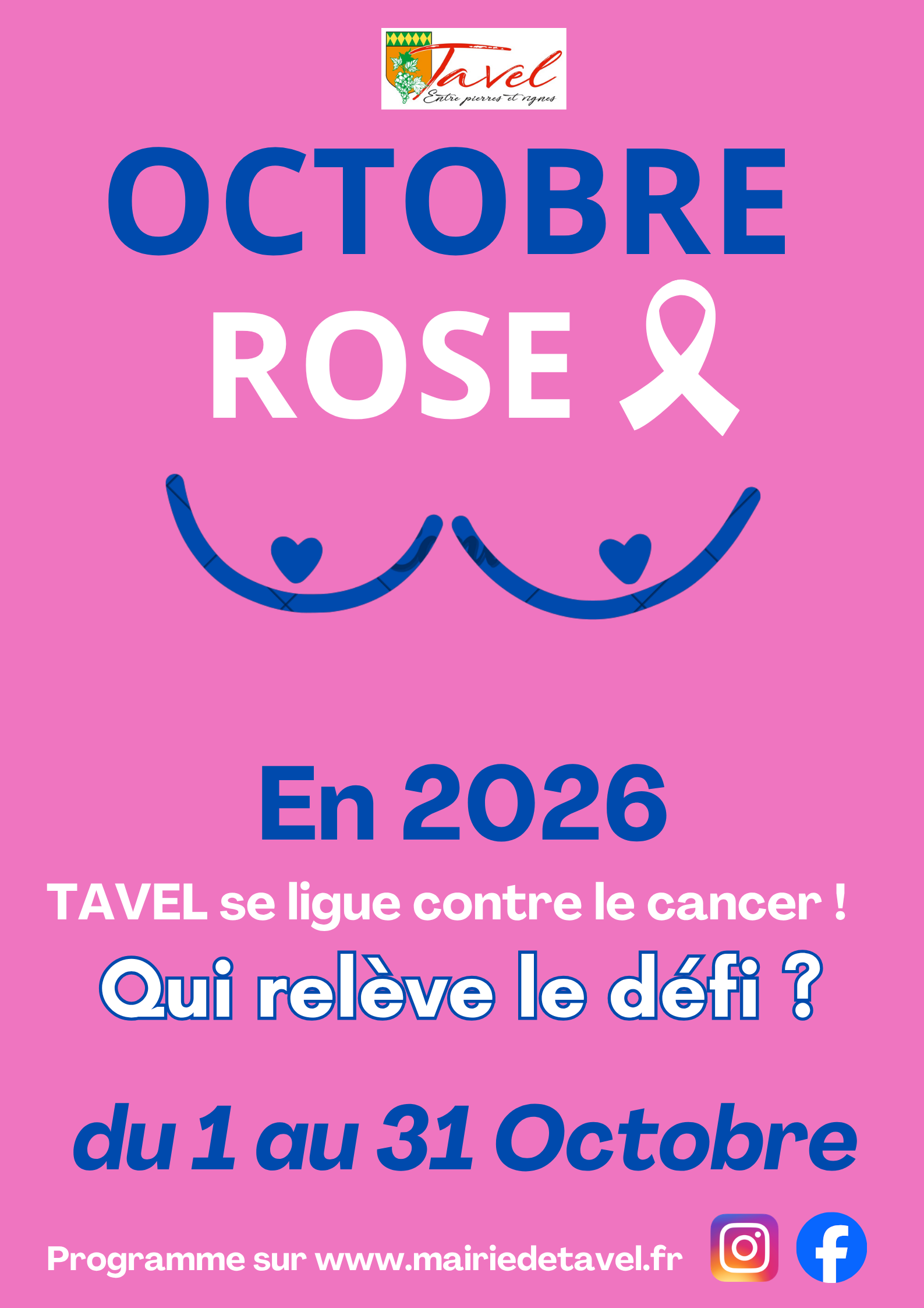 OCTOBRE ROSE AFFICHE