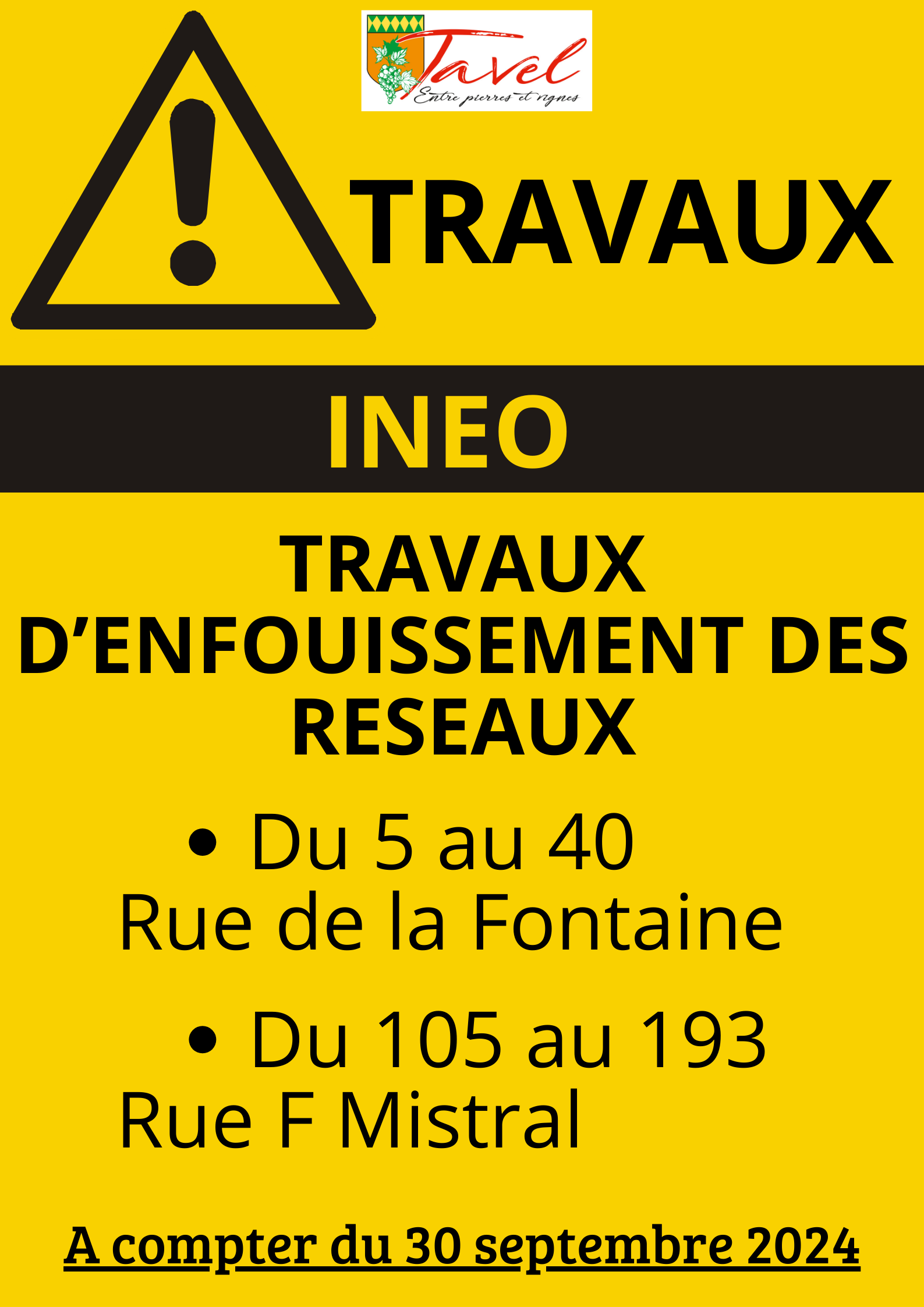 TRAVAUX INEO