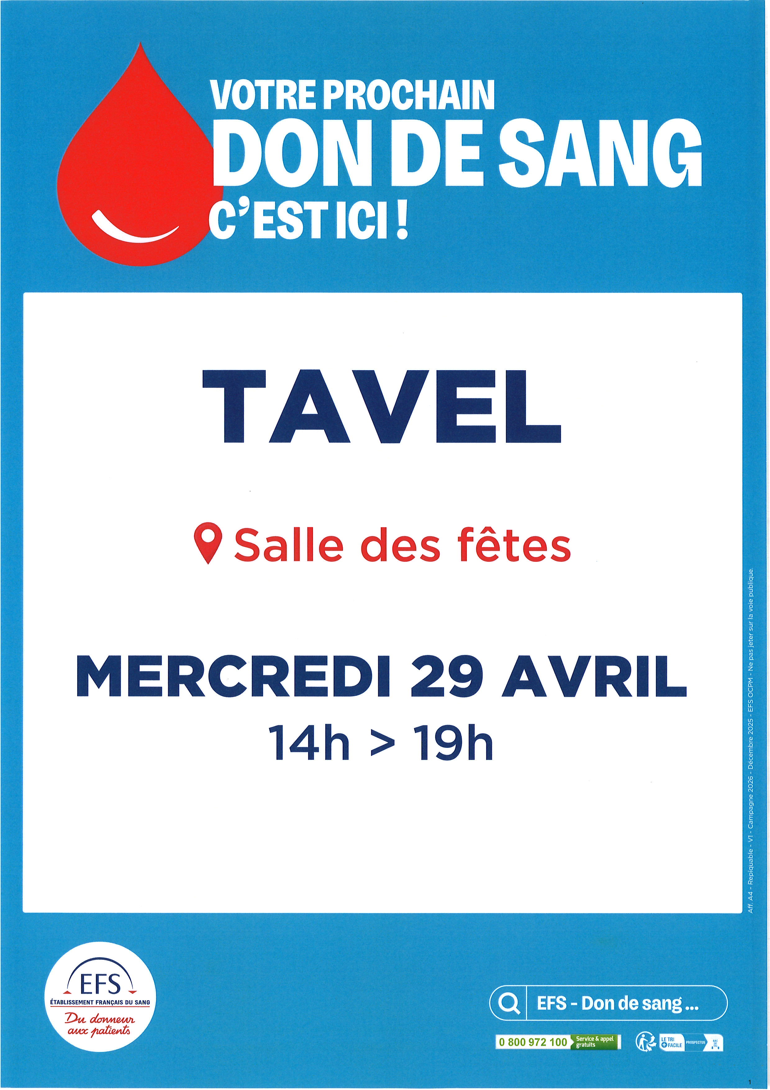 don du sang 29 avril