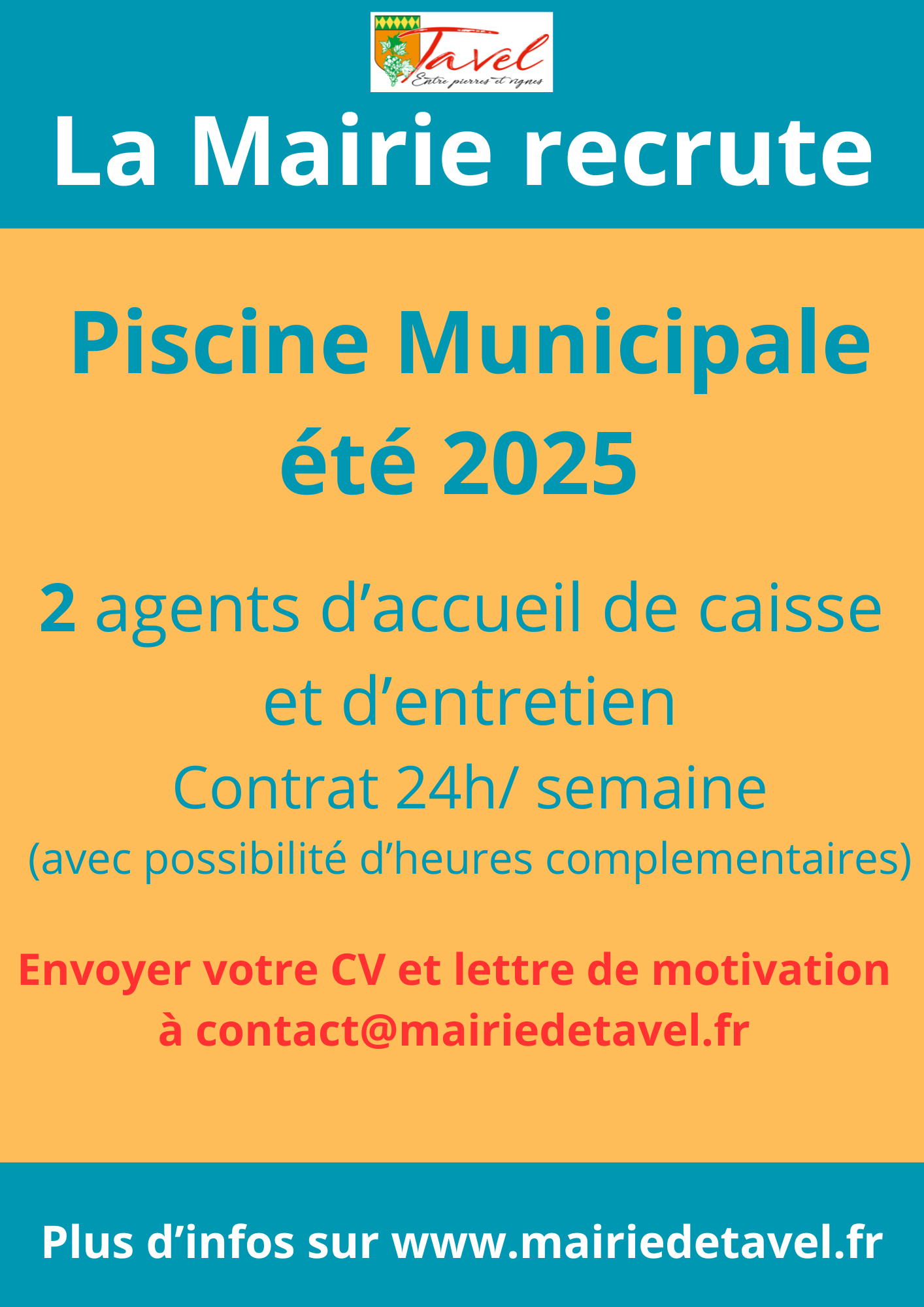 recrutement piscine